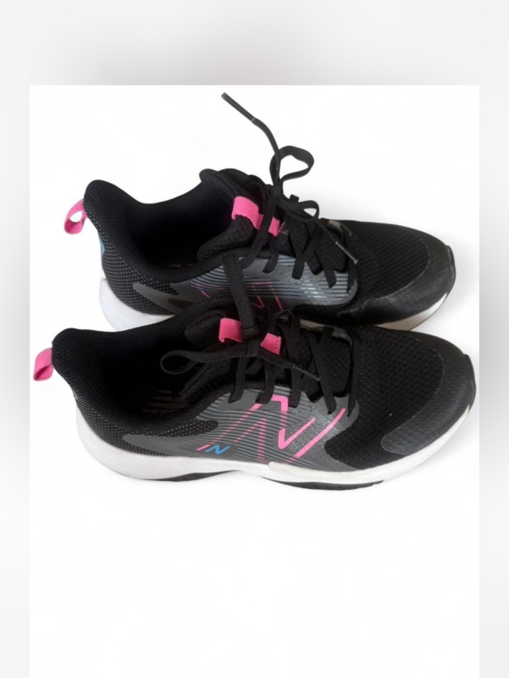 New Balance  Girl Black and Pink Athletic